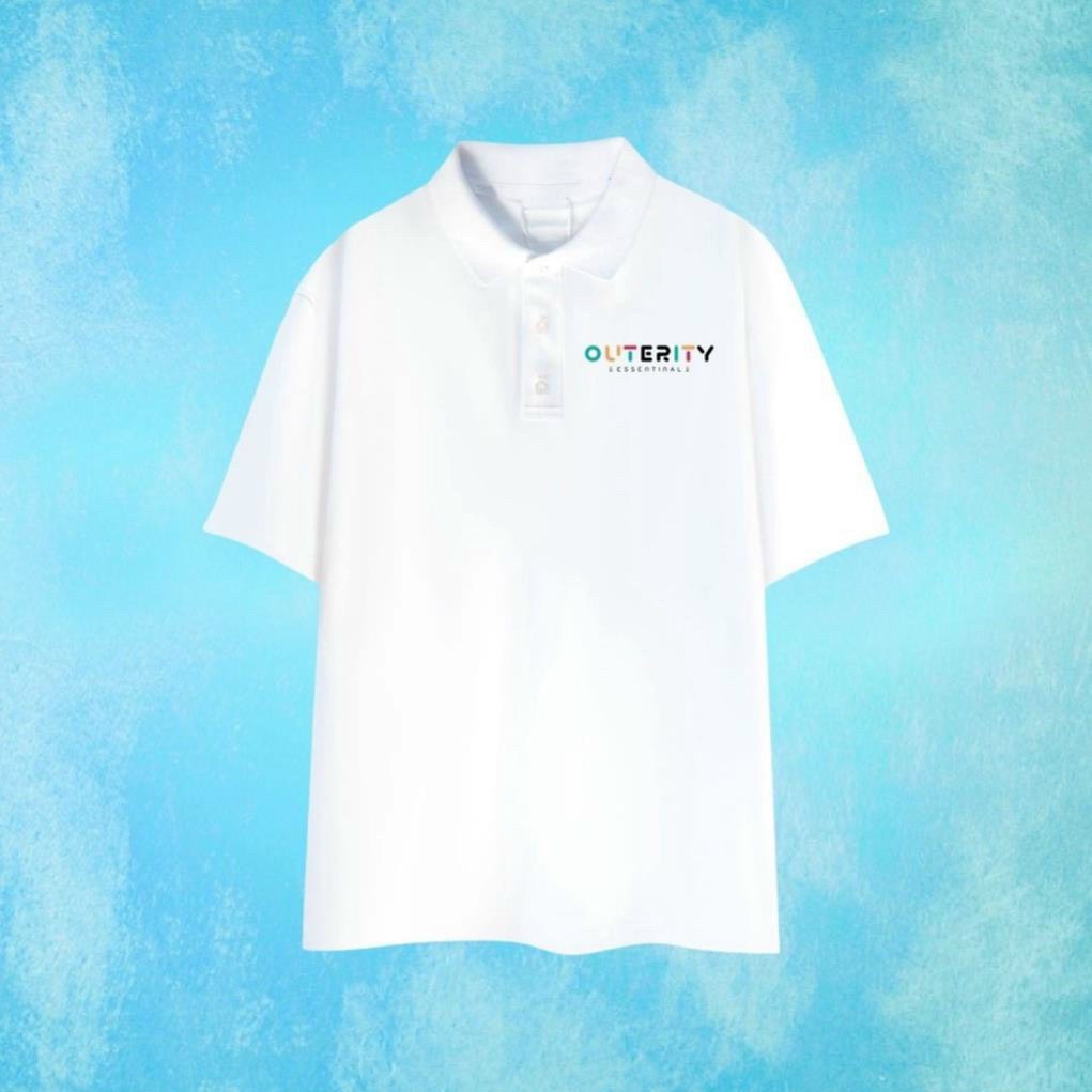 Áo thun Polo G1 SHOP Unisex vải cá sấu  co dãn 4 chiều dày dặn form gerular fit - Outerity Rainbow