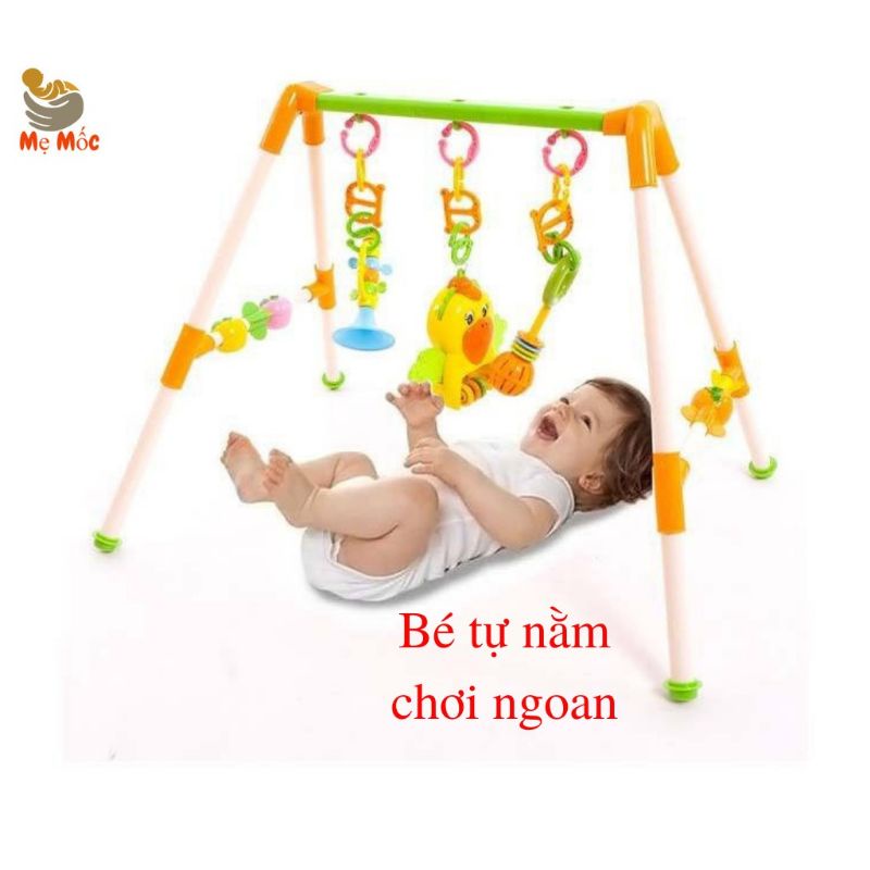 Kệ chữ A có nhạc mẫu con vẹt - Kho đồ chơi cho bé giá rẻ.