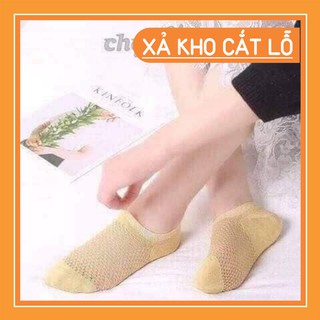 Tất lưới nữ thông hơi cổ ngắn xuất Nhật – Combo 5 đôi