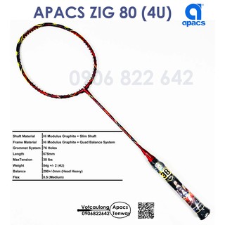 VỢT CẦU LÔNG APACS ZIG 80