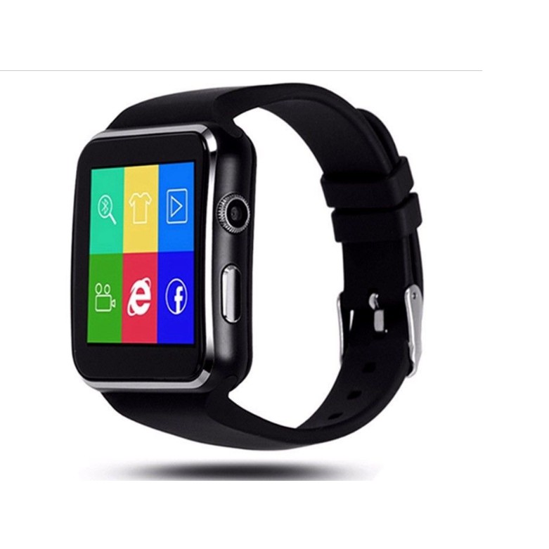 đồng hồ đeo tay thông minh x6 thế hệ mới mặt cong sang trọng giá rẻ mới tặng kèm cóc sạc iphone