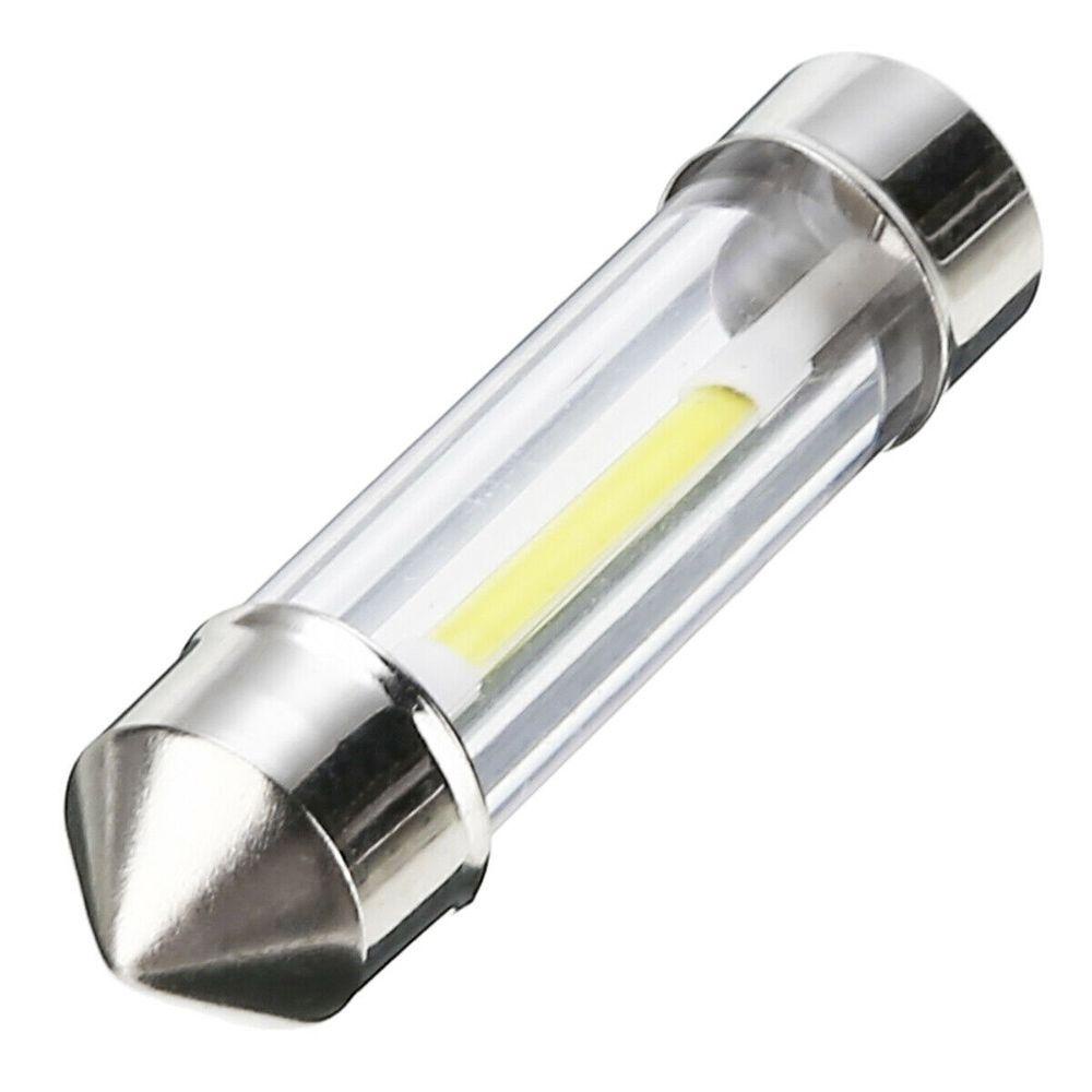 Set 2 Đèn LED Chiếu Biển Số Xe Hai Đầu Trong Suốt Ánh Sáng Trắng