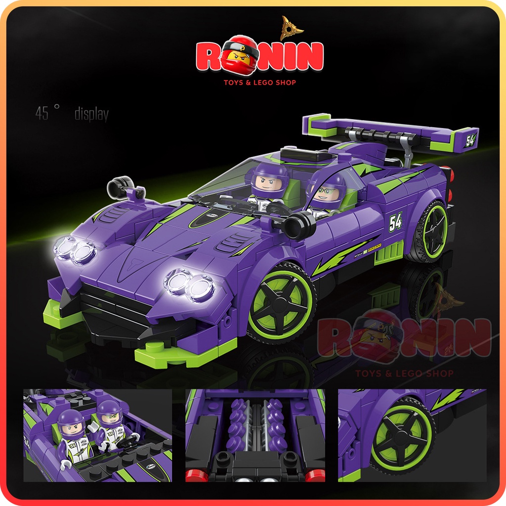 Bộ Đồ Chơi Lắp Ráp Siêu Xe Pagani / Xe Đua Racing Series