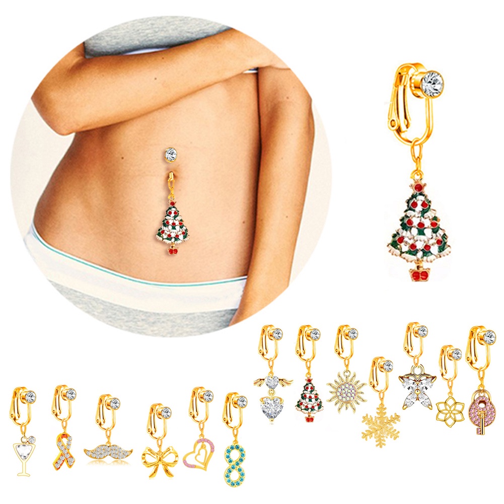 1 Khuyên Xỏ Vành Tai Hình Bướm Cá Tính