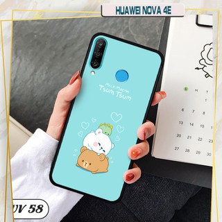 Ốp điện thoại Huawei Nova 4e - lưng nhám viền dẻo