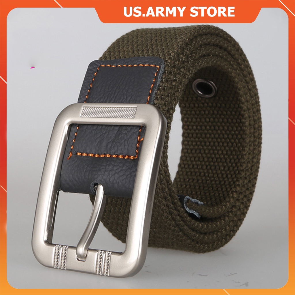 Thắt Lưng Nam Vài Dù Khóa Truyền Thống Lịch Lãm Sang Trọng Khóa Cài Tiện Dụng Dây Vải Dù Cao Cấp