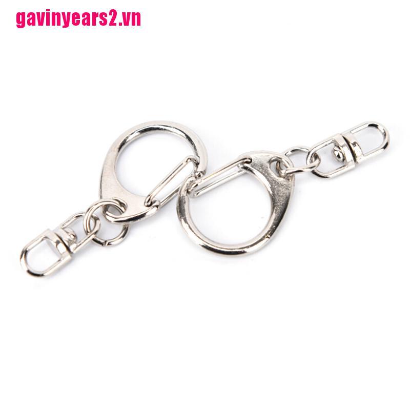 Set 10 chiếc móc khóa bạc tiện dụng