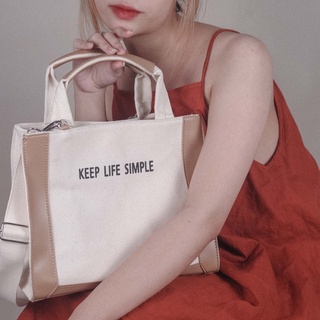 Túi vải nữ - the keep life simple tote bag