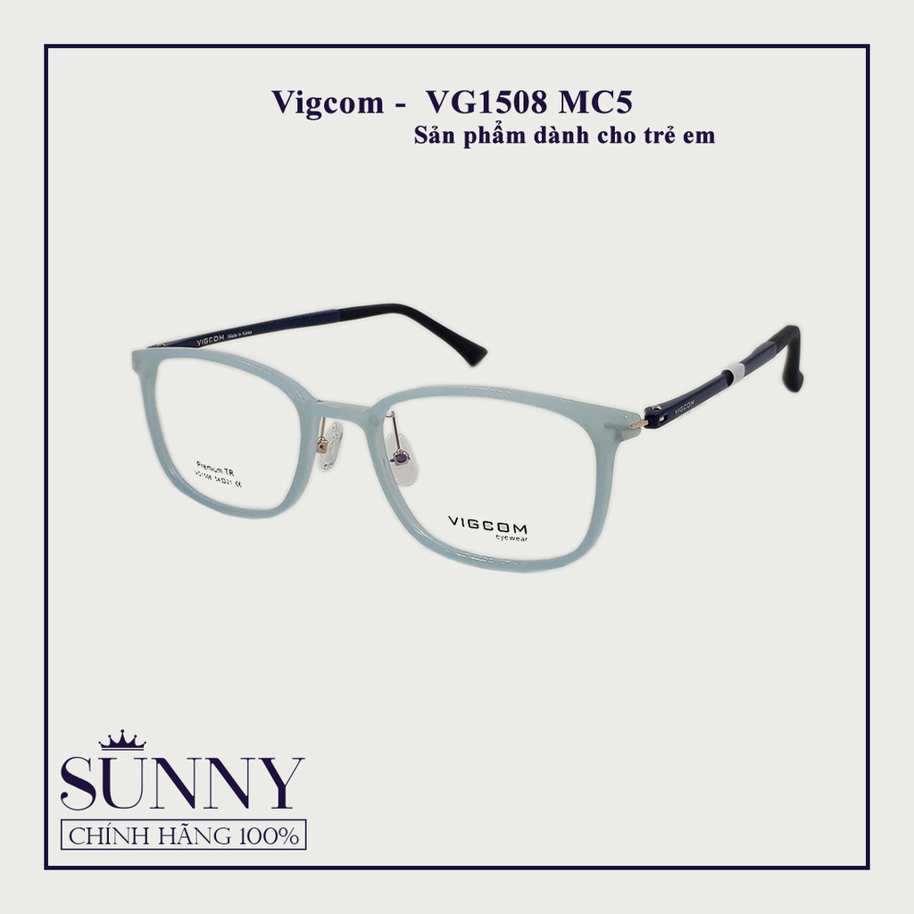 Gọng kính cận nam nữ Vigcom VG1508 nhiều màu chính hãng