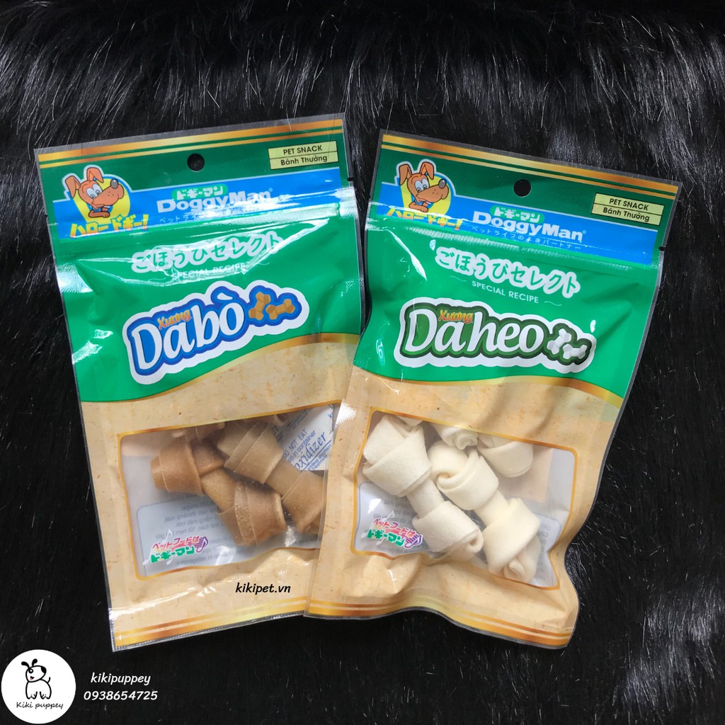 Xương gặm sạch răng cho chó nhỏ từ da bò tự nhiên Doggy Man