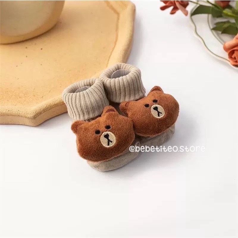 Tất Vớ Hình Thú Cổ Cao Cho Bé Trai Bé Gái Sơ Sinh 0-1 Tuổi Bebé Tí Tẹo TAT08