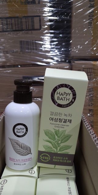 DUNG DỊCH VỆ SINH PHỤ NỮ HAPPY BATH (hsd 2023 -200ml)