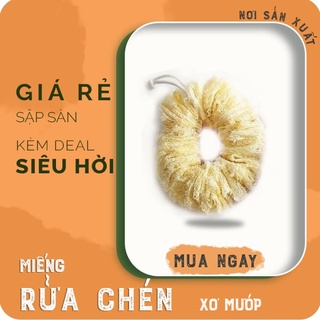 Xơ mướp rửa chén, bát từ thiên nhiên, tạo bọt nhiều Spa Quê Một Cục