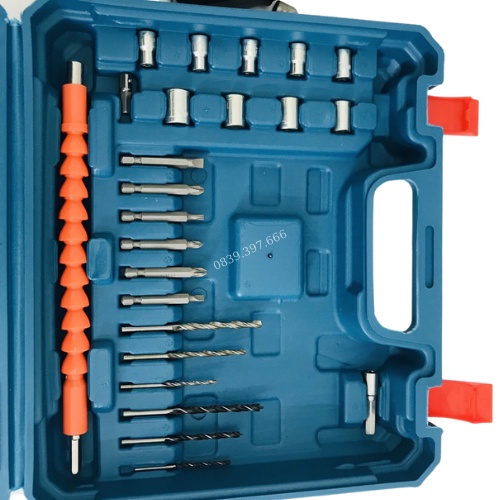 Máy khoan Makita 36V 3 Chức Năng, 24 Phụ kiện, khoan tường bắn vít - Hàng Loại 1 lõi đồng không chổi than .Hàng Cao Cấp