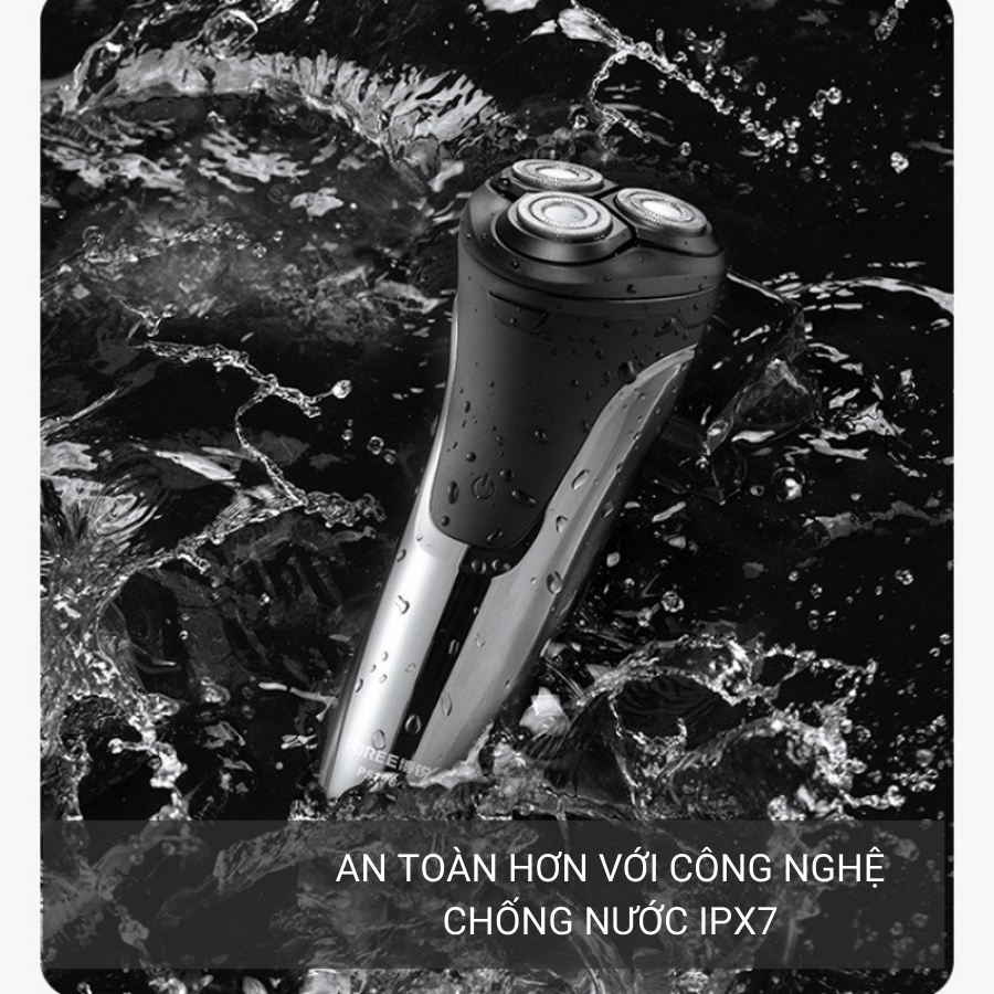 Máy cạo râu thông minh chống nước FLYCO POREE PS196, PS197 Citiso