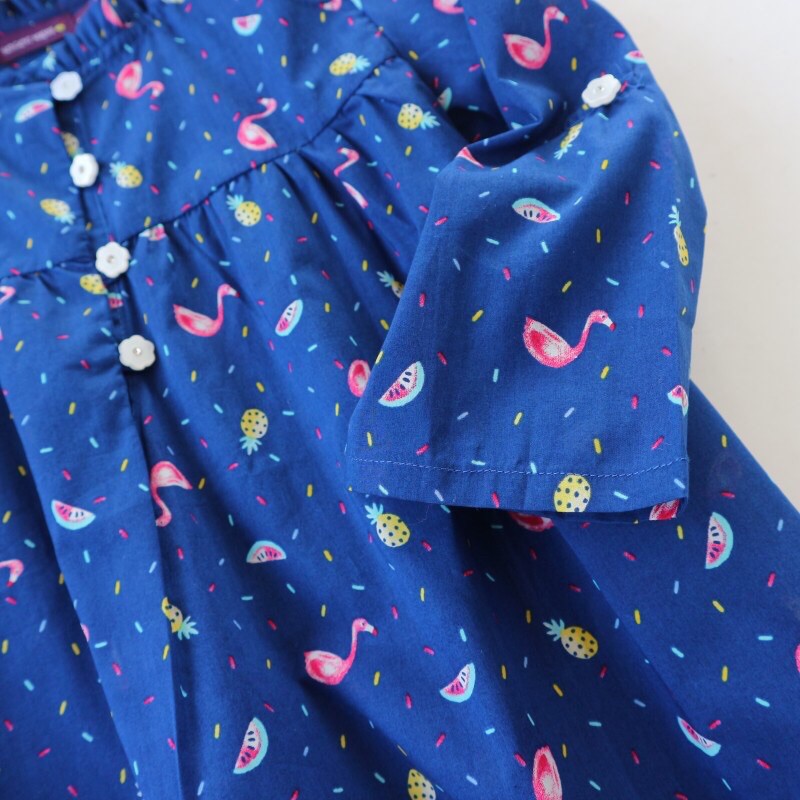 Áo váy sơ mi bé gái Sergent M 2-6 tuổiÁo cotton cao cấp xuất dư