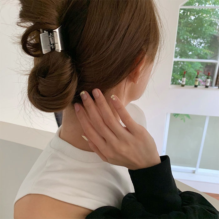 Kẹp tóc càng cua Hàn Quốc kim loại mini cực HOT TREND cho nữ
