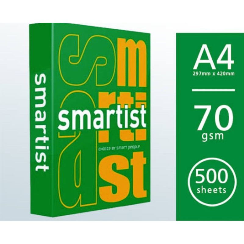 Giấy in, photocopy  A4 Smartist -  định lượng 70 - 500 tờ