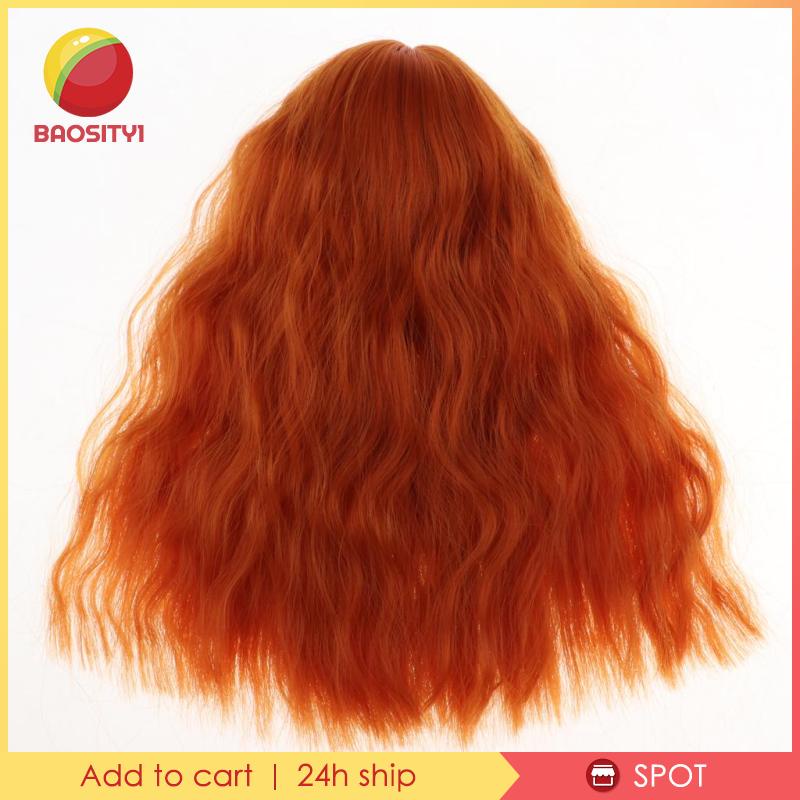 Tóc Giả Xoăn Màu Nâu Cho Búp Bê Tỉ Lệ 1 / 4