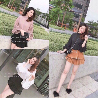 Áo bánh bèo tay phồng