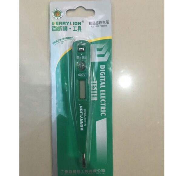 Bút thử điện điện tử xanh lá