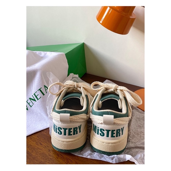 Giày Thể Thao Ulzzang Màu Xanh Rêu Thiết Kế Đặc Biệt - G05