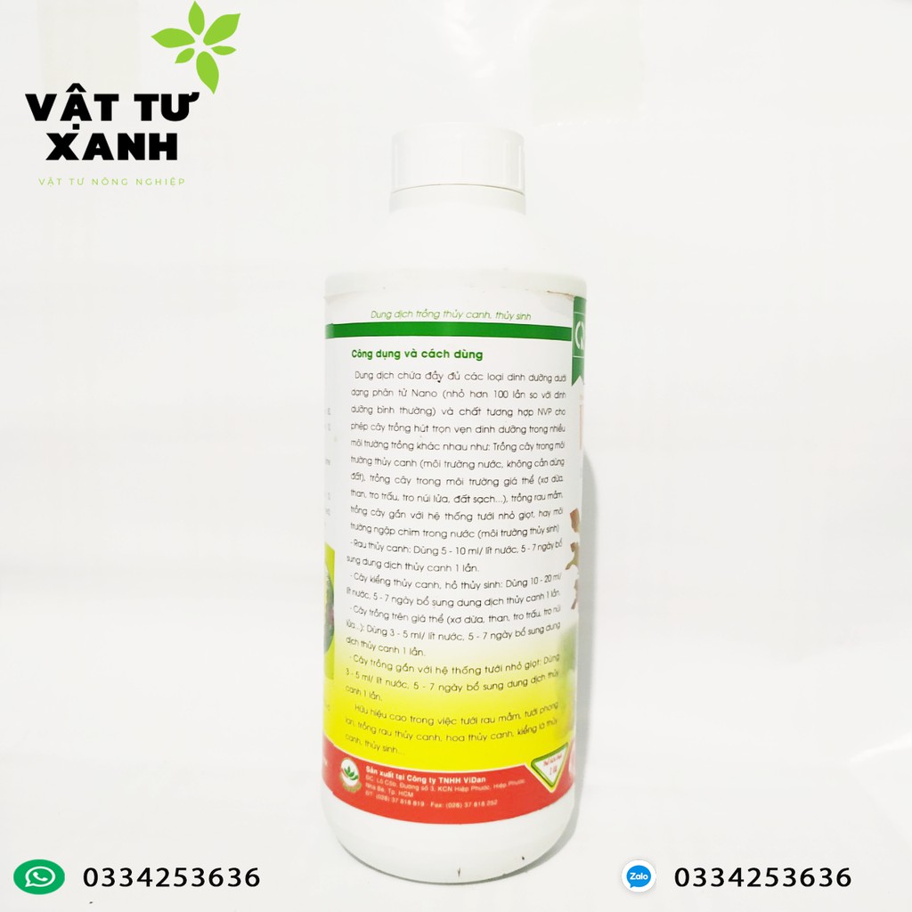 Dung dịch thủy canh super bio 1 lít