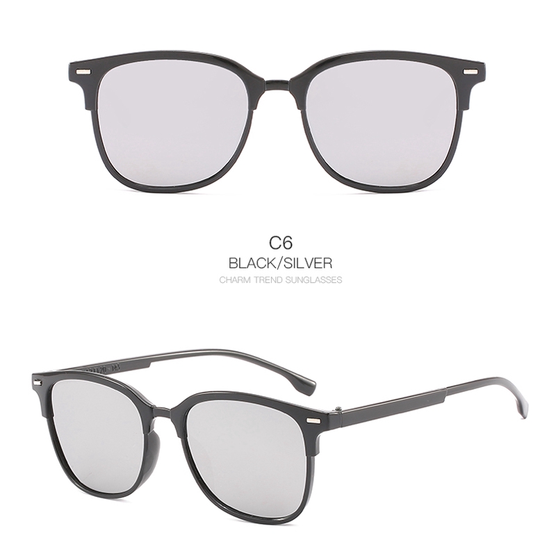 Kính mát gọng vuông nhiều màu cho nữ