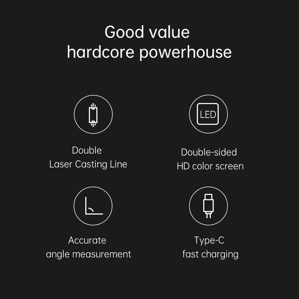 Xiaomi Youpin Máy đo góc   Duka/ATuMan Li 1 màn hình LED