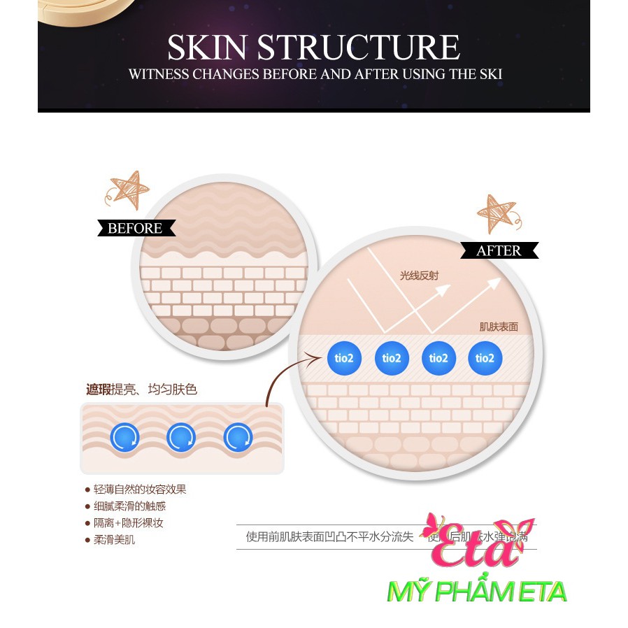 Phấn nước CUSHION BIOAQUA kiềm dầu trang điểm da hoàn hảo | BigBuy360 - bigbuy360.vn