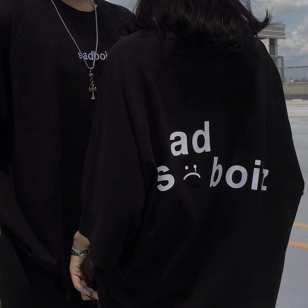 Áo thun tay lỡ Sad boiz, Áo phông tay lỡ Như Quỳnh Shop