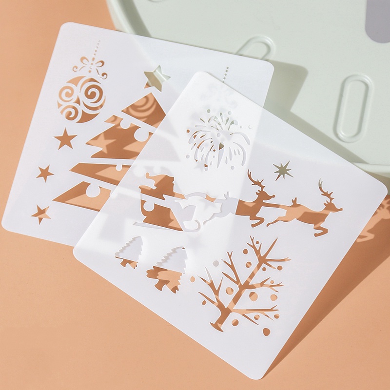 Bộ Khuôn Vẽ Trang Trí Scrapbook Chủ Đề Giáng Sinh # 07