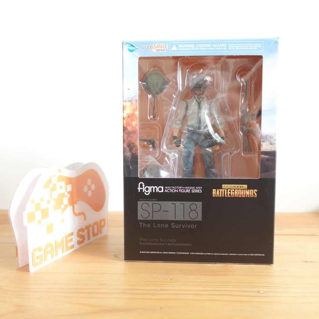 Mô hình PlayerUnknown's Battlegrounds The Lone Survivor 15cm SP188 Figma GOOD SMILE CHÍNH HÃNG NHẬT PUBGFM01