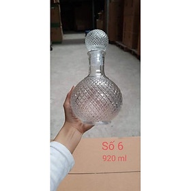 Bình thủy tinh dung tích 970ml đựng nước  tiện ích