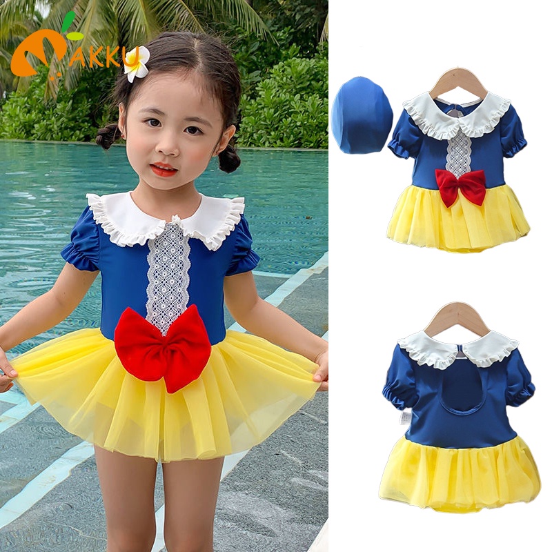 Đồ Bơi Một Mảnh Hình Bạch Tuyết Cho Bé