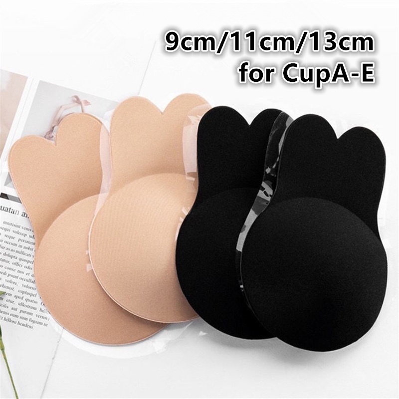 Miếng Dán Nâng Ngực Silicone Hình Tai Thỏ Thoáng Khí