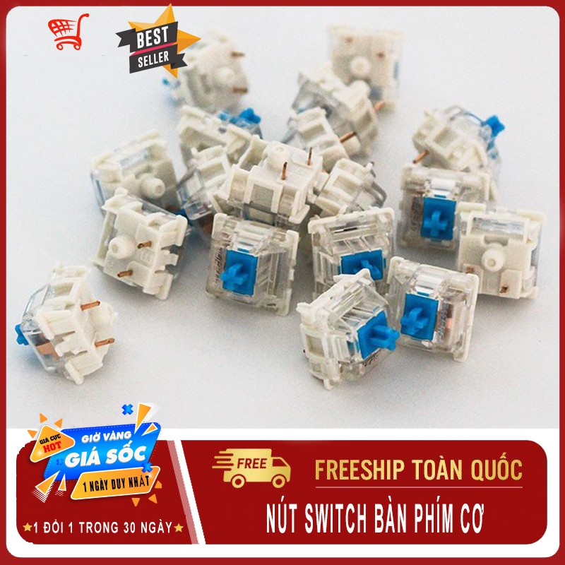 Nút Switch bàn phím chuẩn cơ, dùng thay thế các loại nút bàn phím cơ