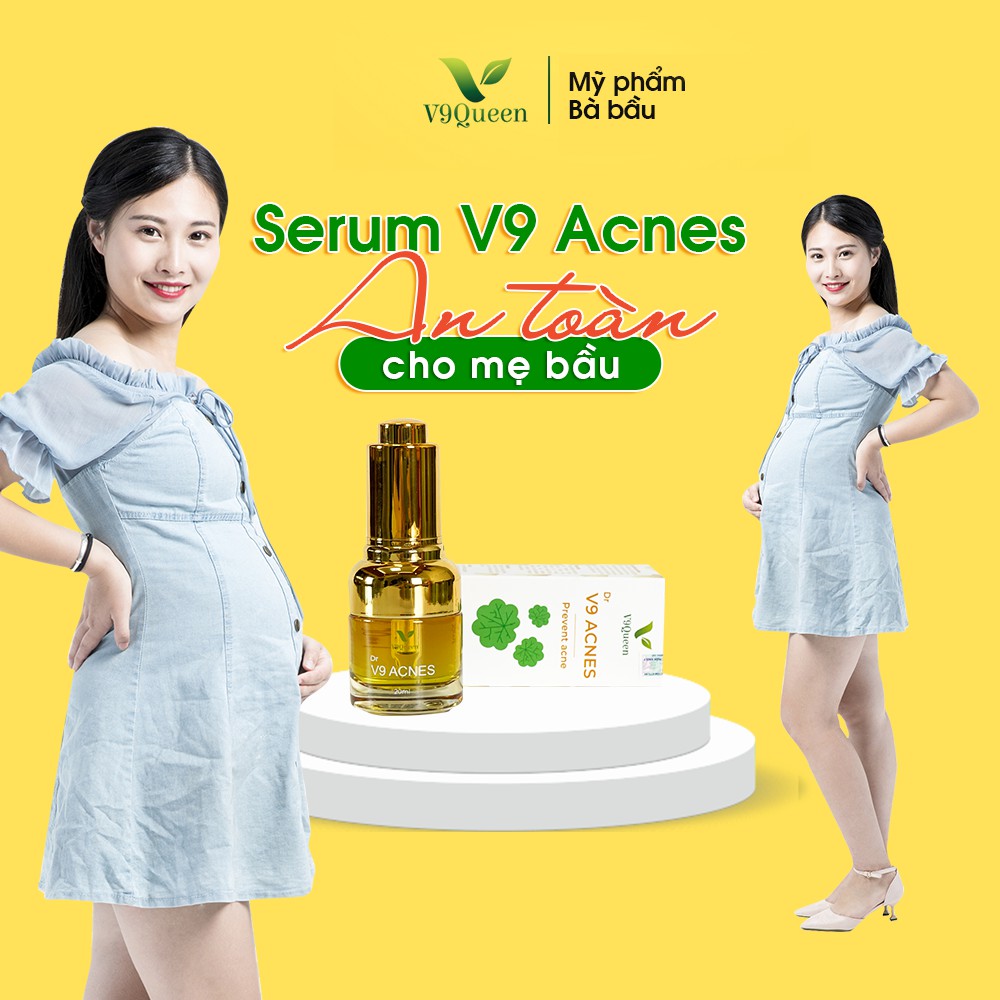[COMBO] Tinh chất rau má V9Queen, serum giảm mụn 20ml + sữa rửa mặt tạo bọt dịu nhẹ 120ml | BigBuy360 - bigbuy360.vn