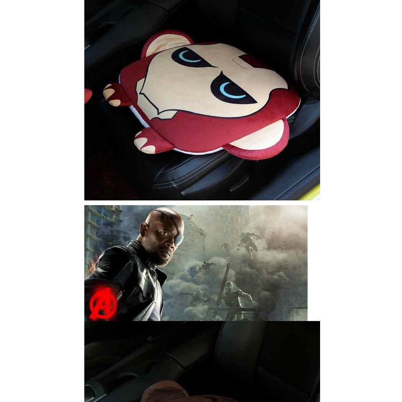 Đệm Lót Ghế Bốn Mùa Riêng Lẻ In Hình Hoạt Hình Dễ Thương Thông Dụng Cho Xe Hơi