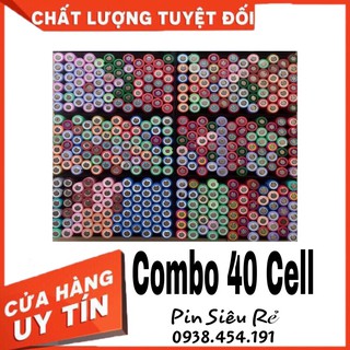 Combo 40 cell pin li-on 18650