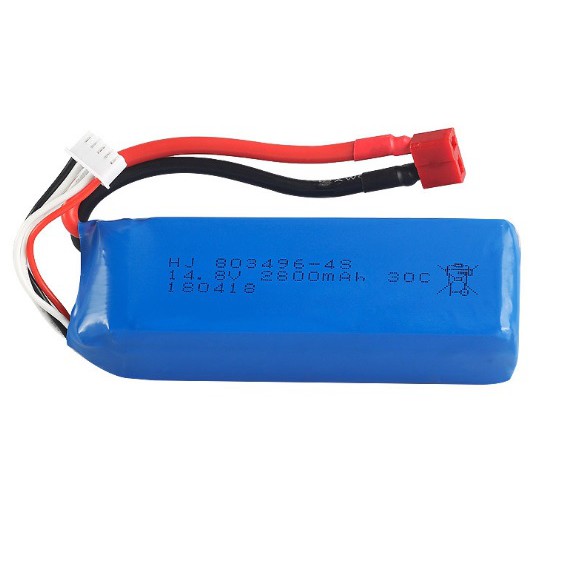 Pin Lipo 4S 14.8V dung lượng 2800mAh sả 30C cho cano ft011, xe điều khiển