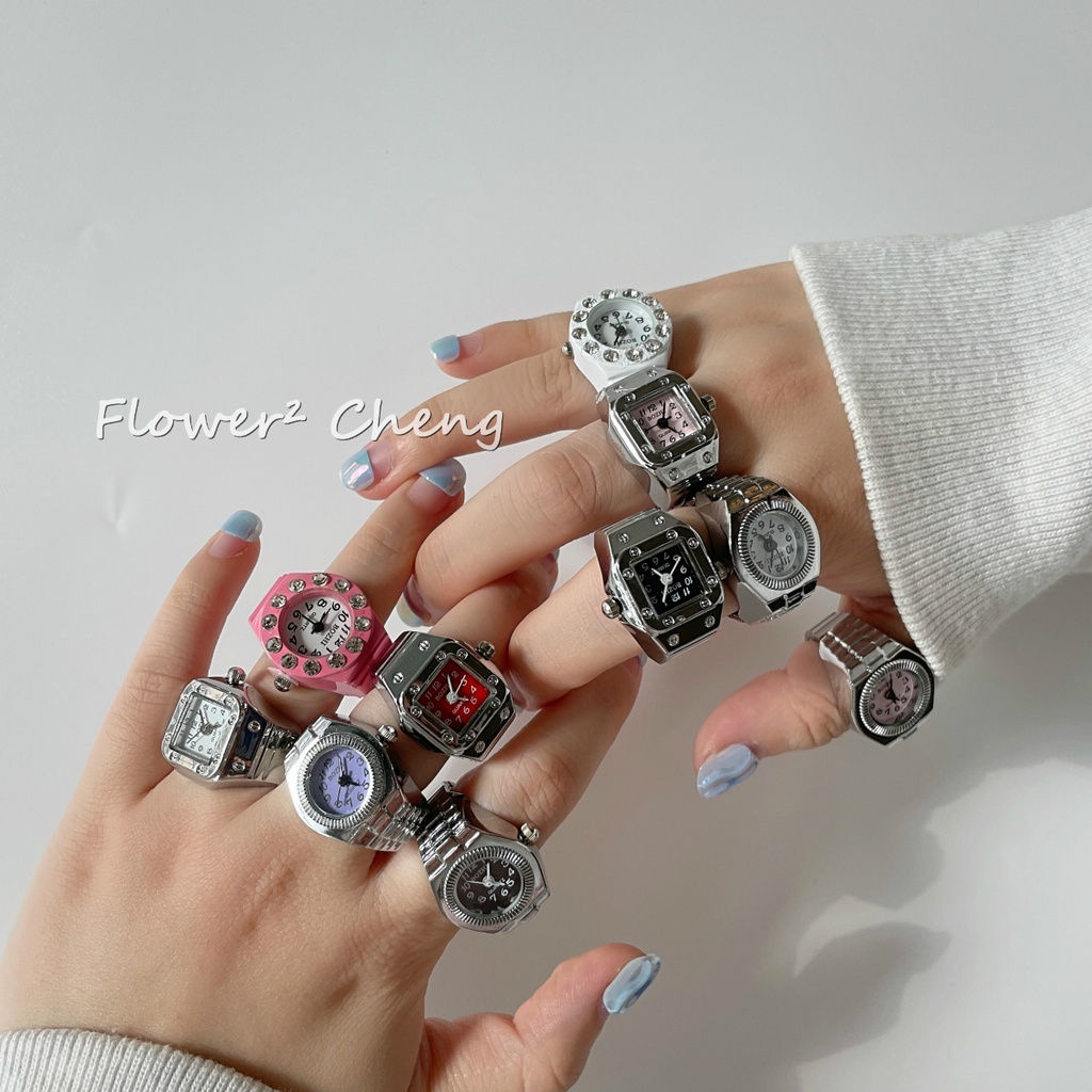 Nhẫn đồng hồ 19A1390 bằng kim loại có thể tùy chỉnh cao cấp phong cách hip hop cá tính