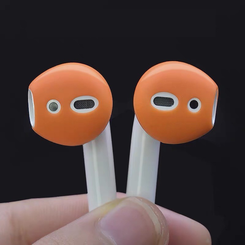 Nút tai LAMMCOU bằng silicon mềm siêu mỏng chống trượt chuyên dụng thích hợp cho earpods 1 2