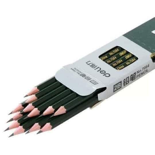 Bút Chì 2B CHÍNH HÃNG DELI Siêu Đẹp Hàng Chất Lượng Cao