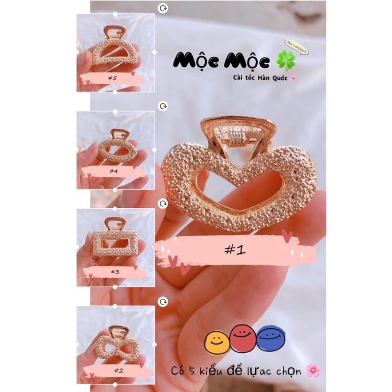 Kẹp tóc Hàn Quốc xinh xắn 🌸 có 5 mẫu để lựa chọn 🌸