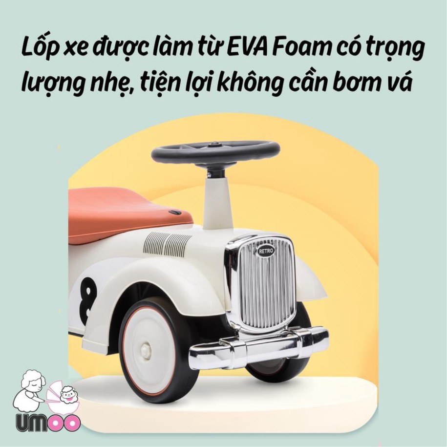 Xe chòi chân Umoo ô tô nhiều màu sắc