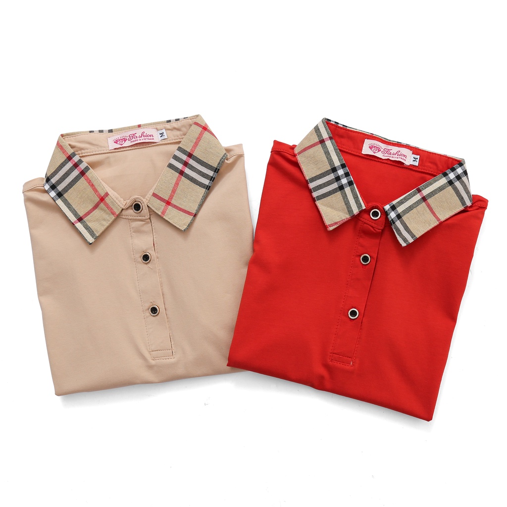 Áo polo nữ,áo thun có cổ nữ RAZA Store thun cotton ngắn tay thấm hút tốt, dáng công sở nhiều màu RZM44