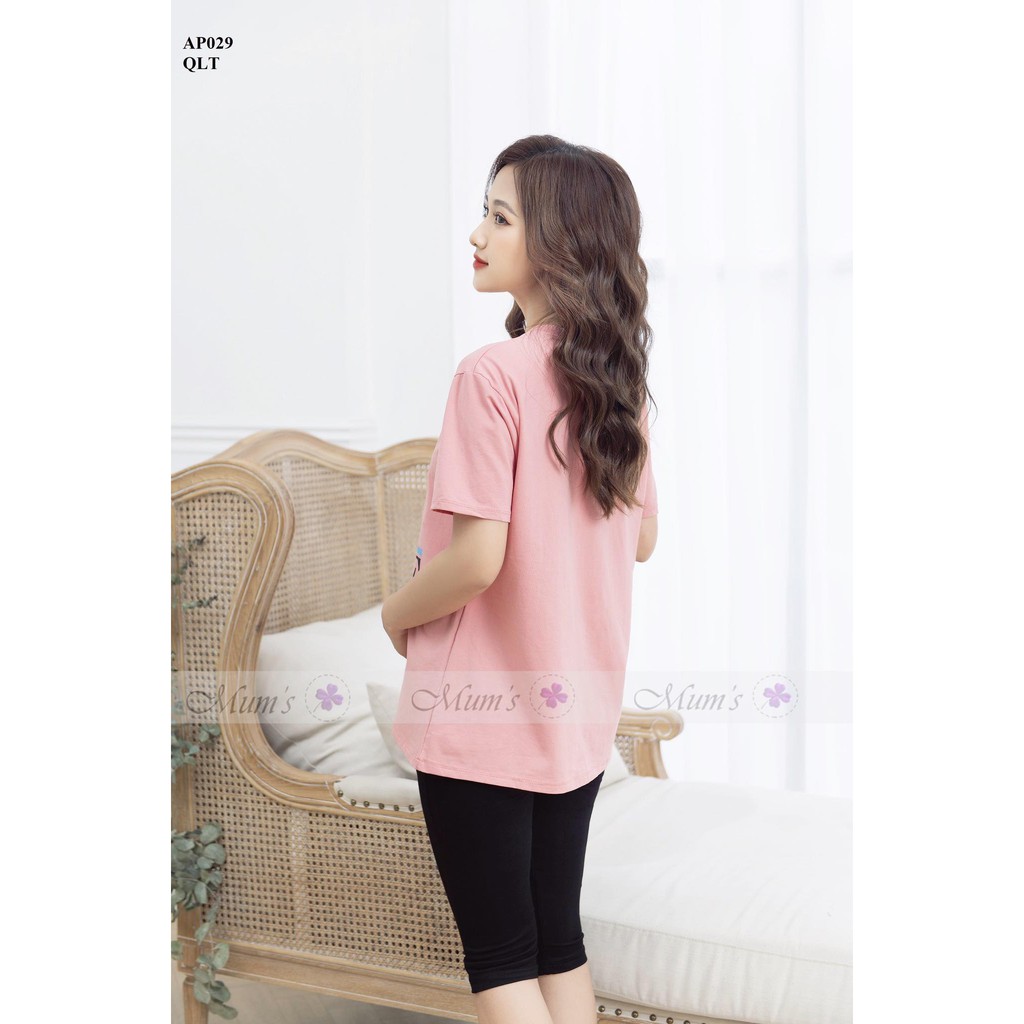 ÁO BẦU  FREESHIP  áo phông bầu thiết kế hình mickey