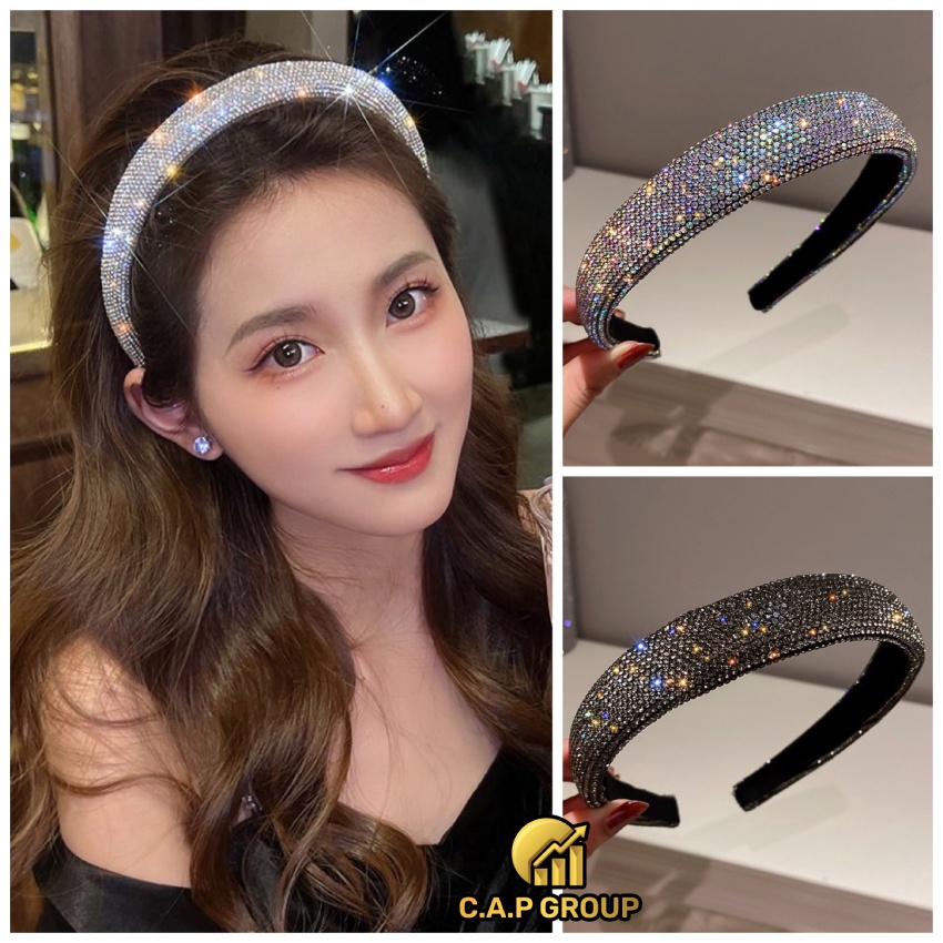 Bờm tóc đính đá Hàn Quốc lấp lánh Bling Bling Cute dễ thương - 0III9i