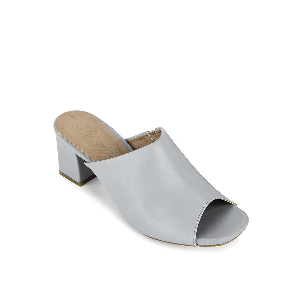 Guốc mule gót vuông trơn Senta SB1027